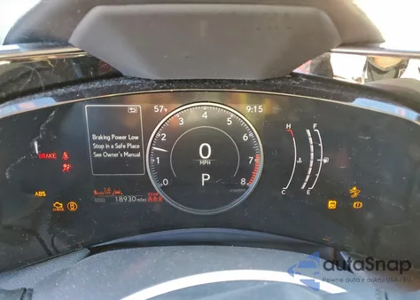 2025 Lexus Nx 250 Base z USA, uszkodzony, nr VIN 2T2ADCAZXSC020817